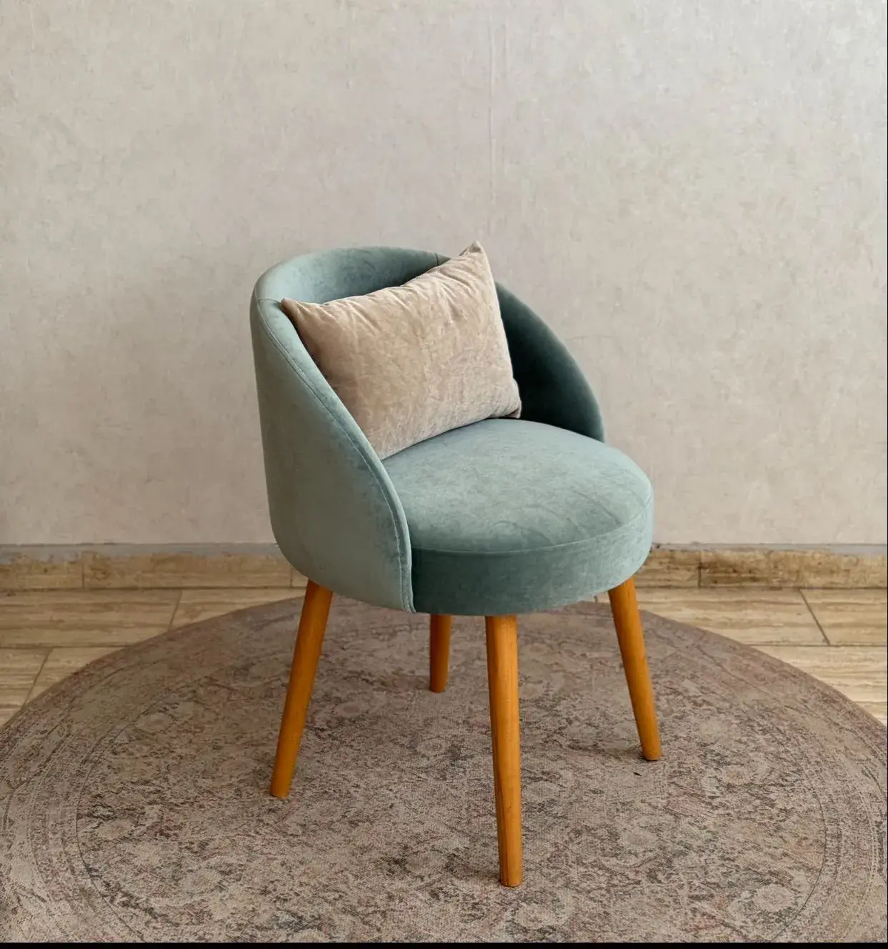 Soft Velvet Dining Chair - Lazy Style